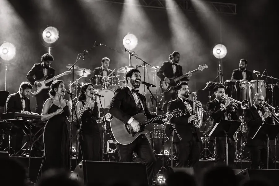 The Keys Orchestra on stage